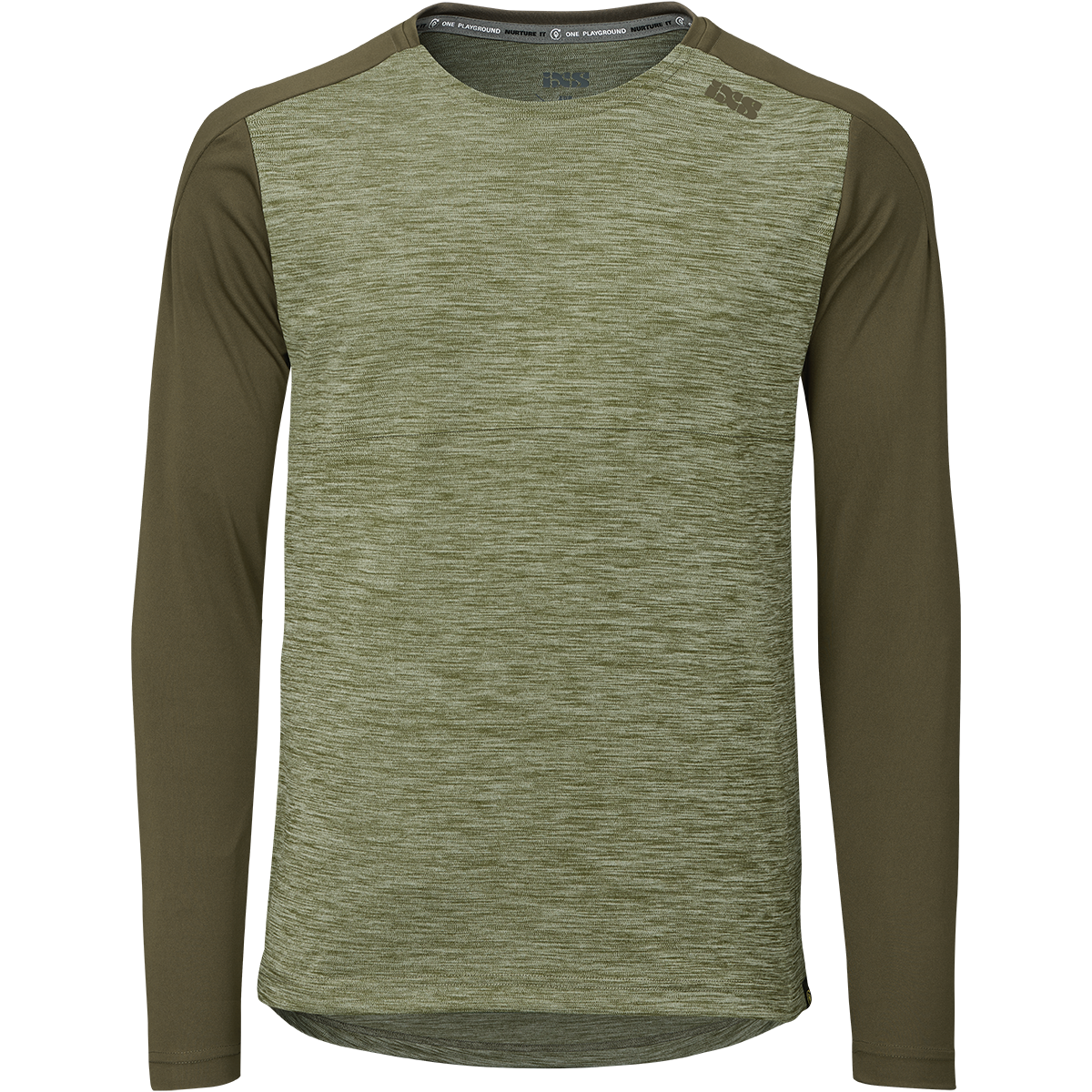 Flow X Kids Long Sleeve Jersey - Olive-Dark Olive iXS
