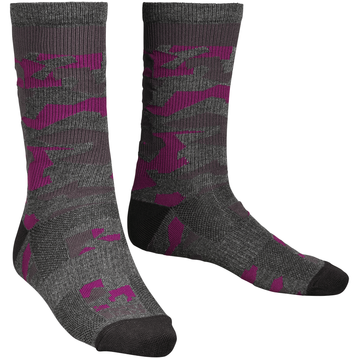 Double Socken (2 pairs) - Raisin Camo iXS