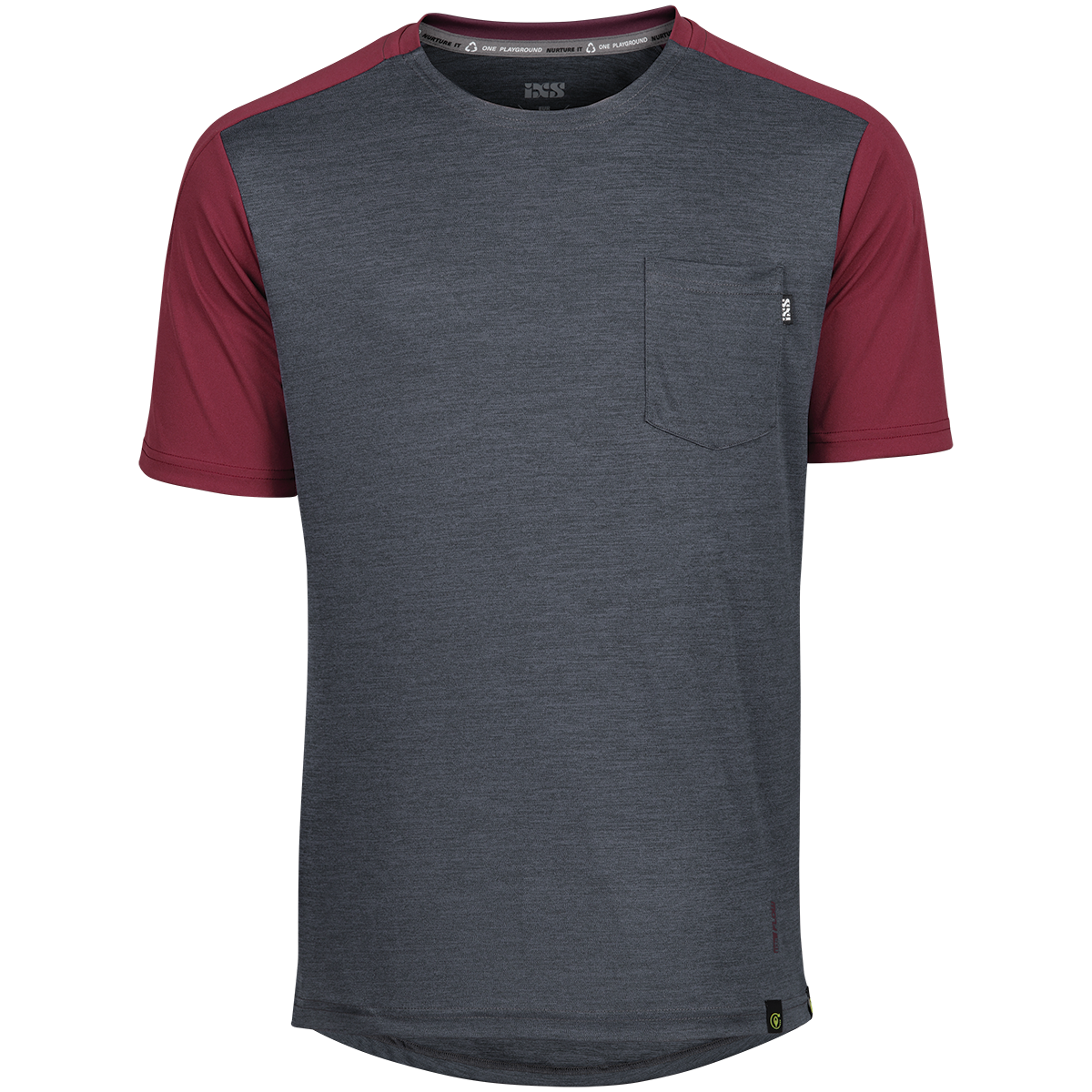 Flow X Kids Jersey black-solid raisin