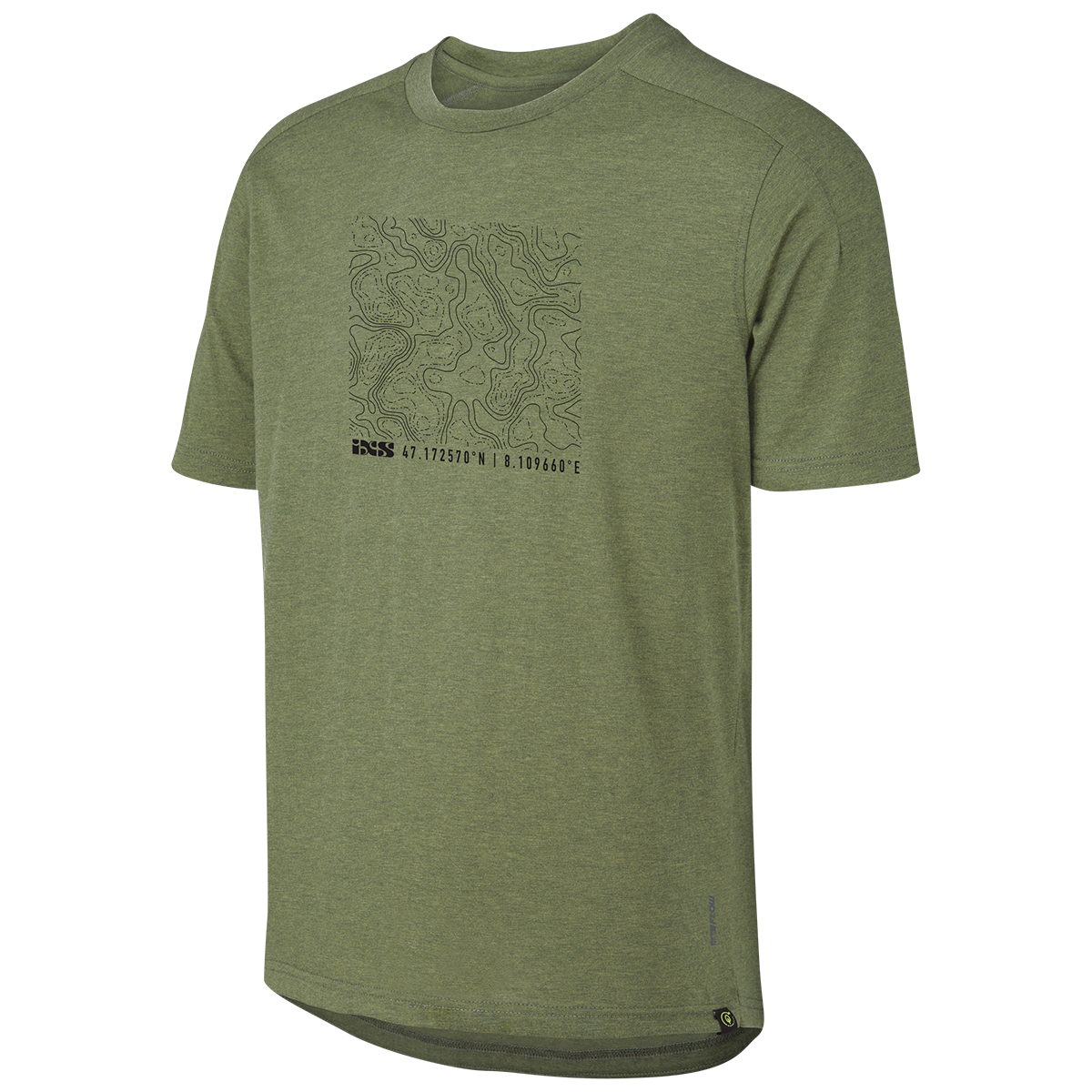 Flow Kids Tech Tee Contour olive iXS