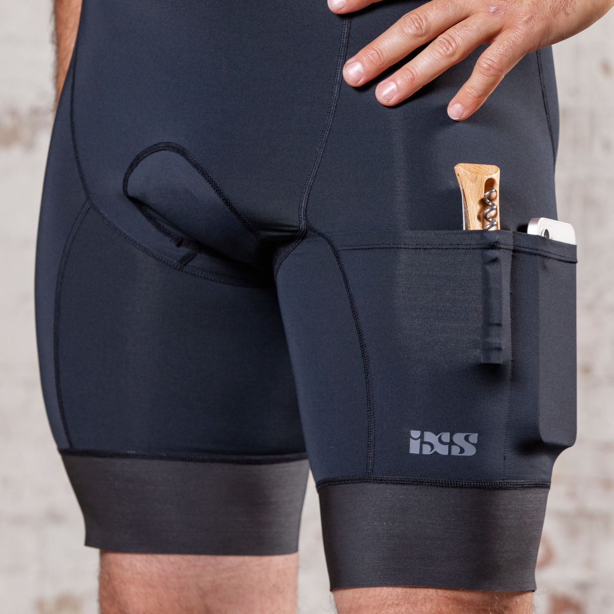 Flow XTG Bib Shorts anthrazit iXS
