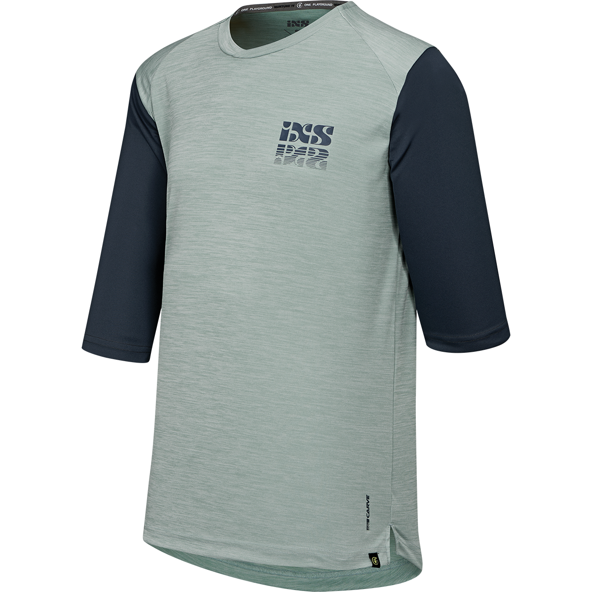 Carve X 3/4 Jersey - Jade-Solid Marine