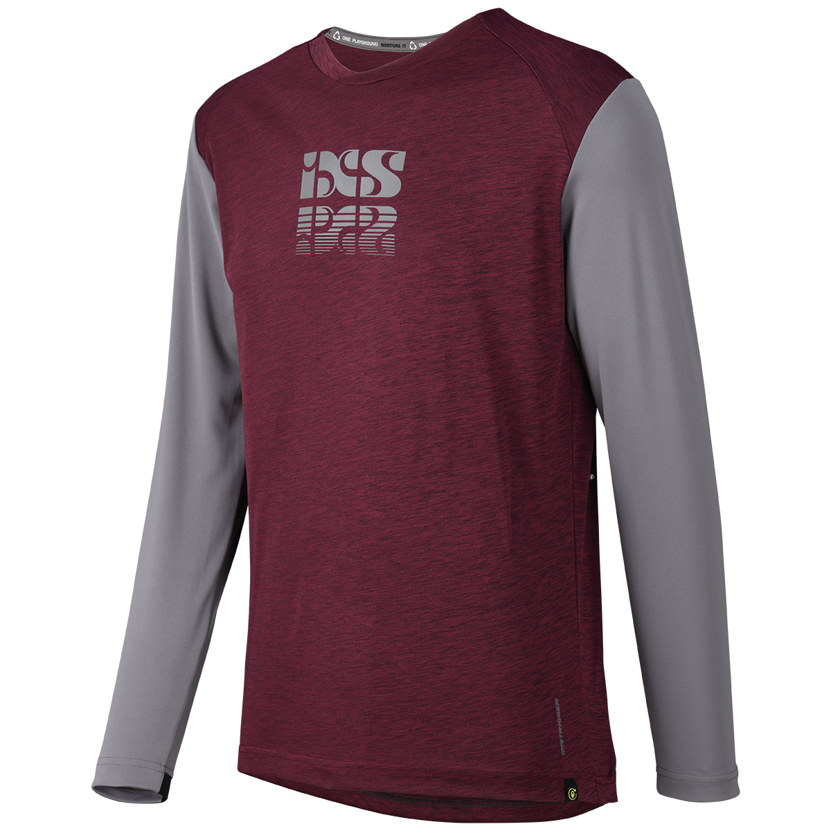 Trigger X long sleeve Jersey raisin-solid graphite iXS