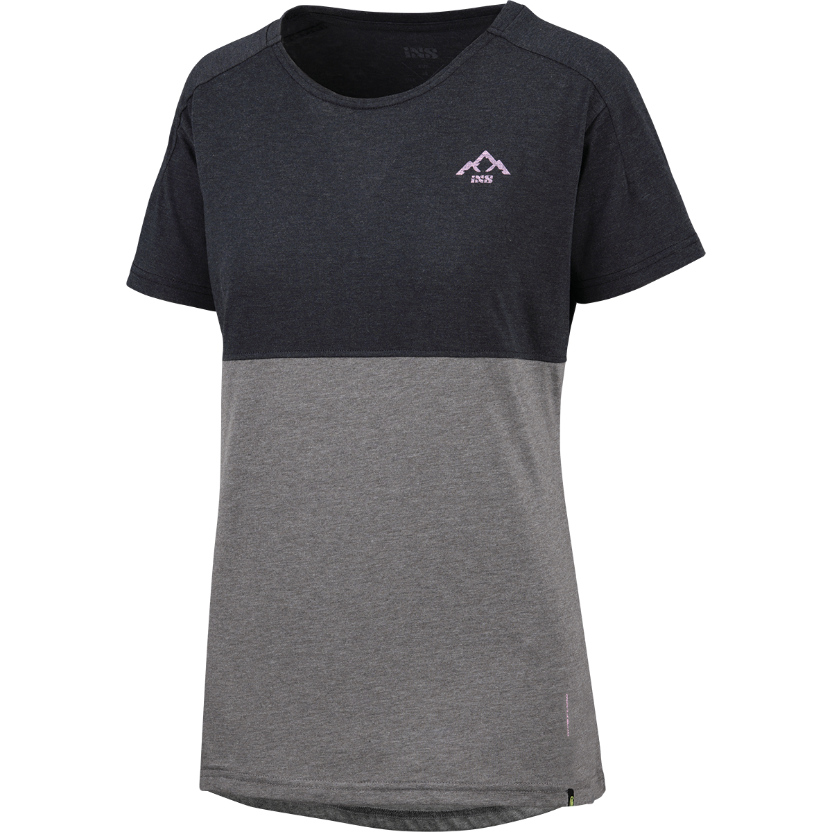 Flow Women Tech Tee Mountain schwarz-graphit iXS