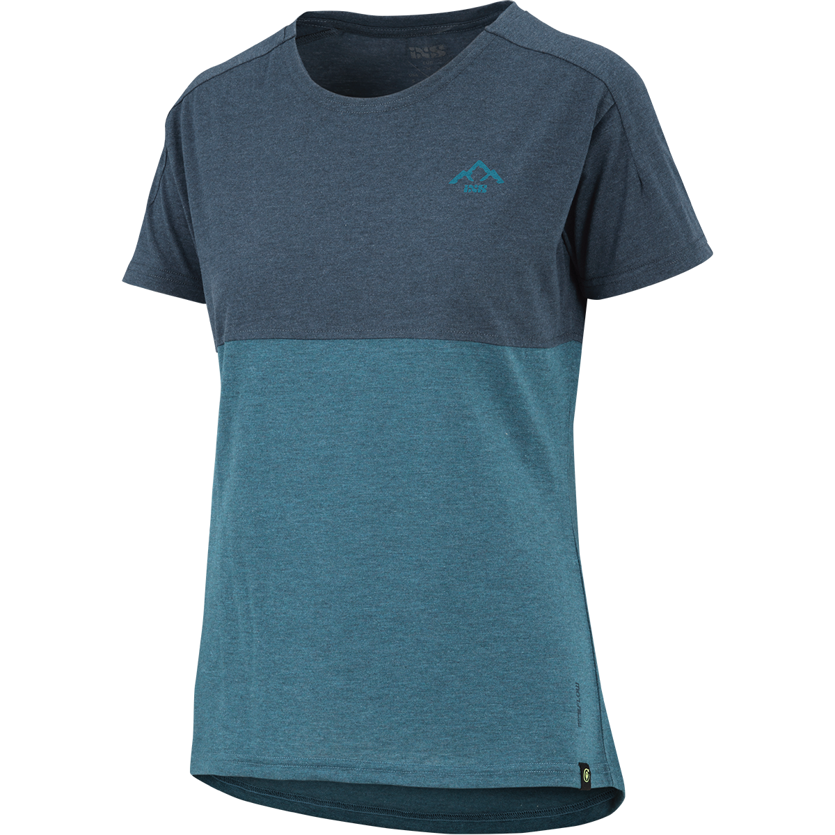 Flow Girls Mountain Tech Tee Short Sleeve - Storm/Marine iXS