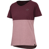 Kids Flow Mountain Tech Tee taupe-raisin