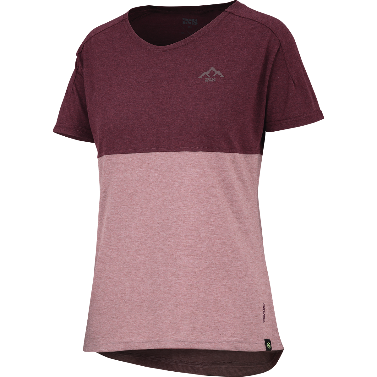 Flow Women Mountain Tech Tee Short Sleeve - Taupe / Raisin iXS