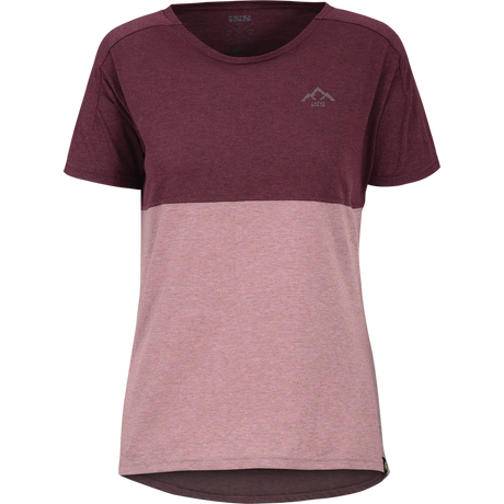 Kids Flow Mountain Tech Tee taupe-raisin