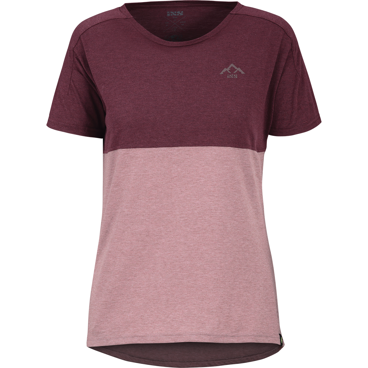 Flow Women Mountain Tech Tee Short Sleeve - Taupe / Raisin iXS