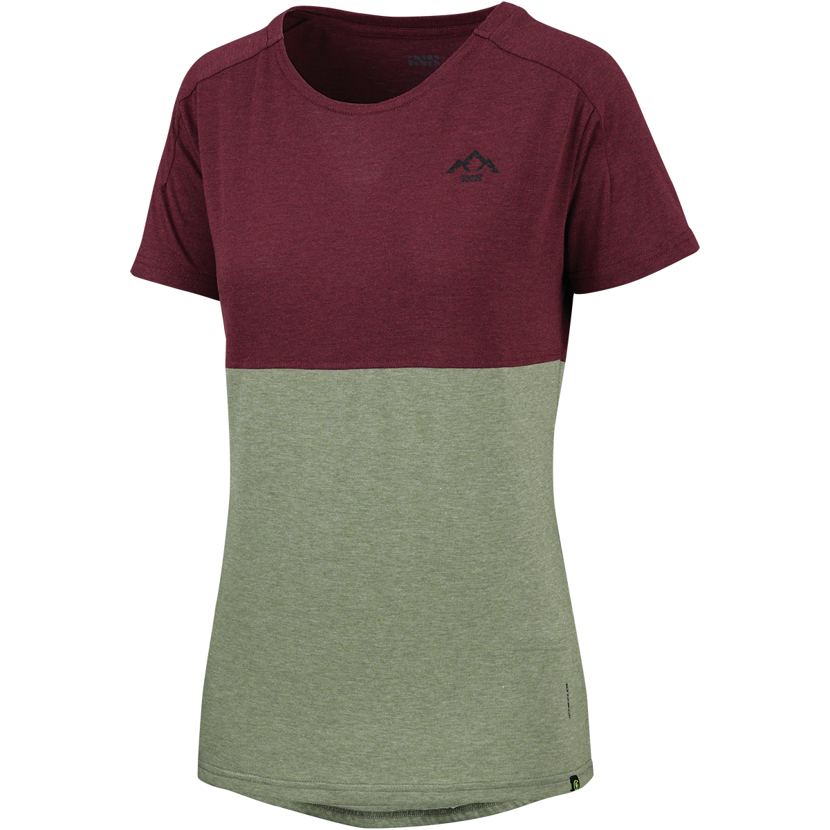 Flow Women Tech Tee Mountain raisin-olive iXS