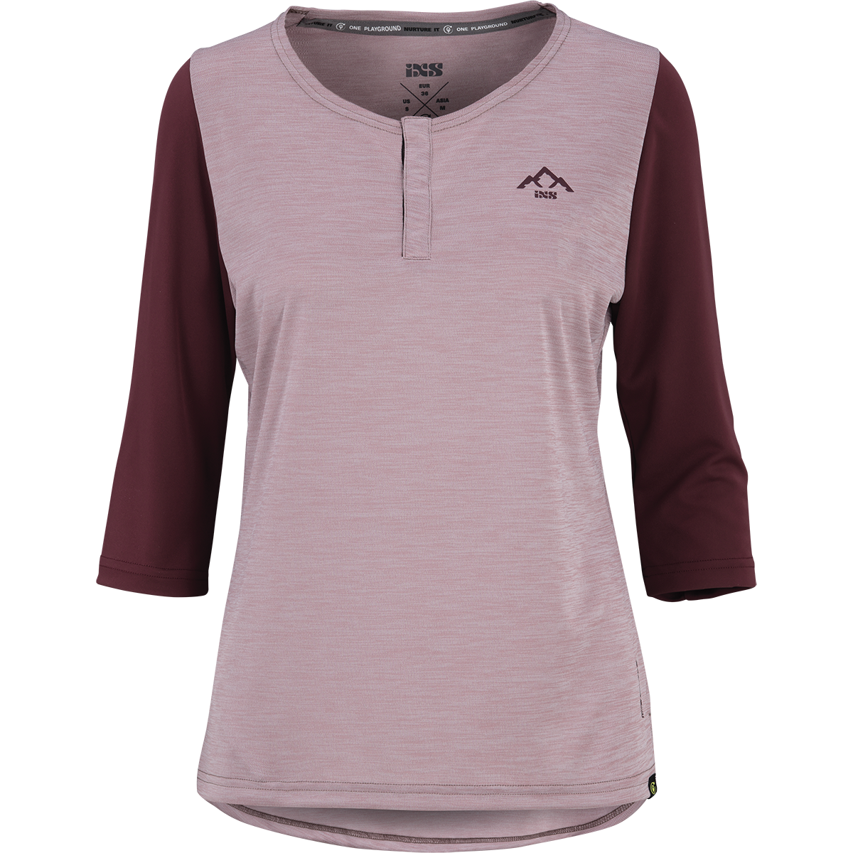 Carve X Women Henley - Taupe-Raisin iXS