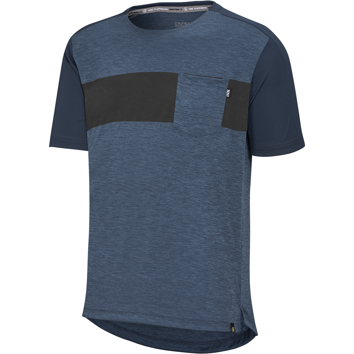 Flow X Short Sleeve Jersey - Storm / Marine iXS
