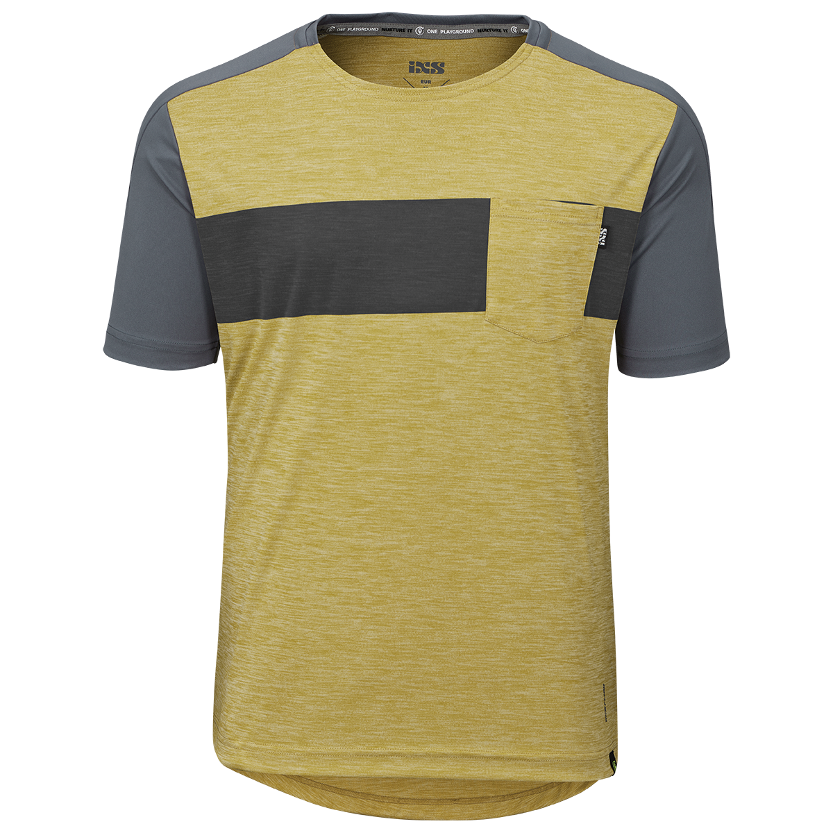 Flow X Short Sleeve Jersey - Acacia / Charcoal iXS