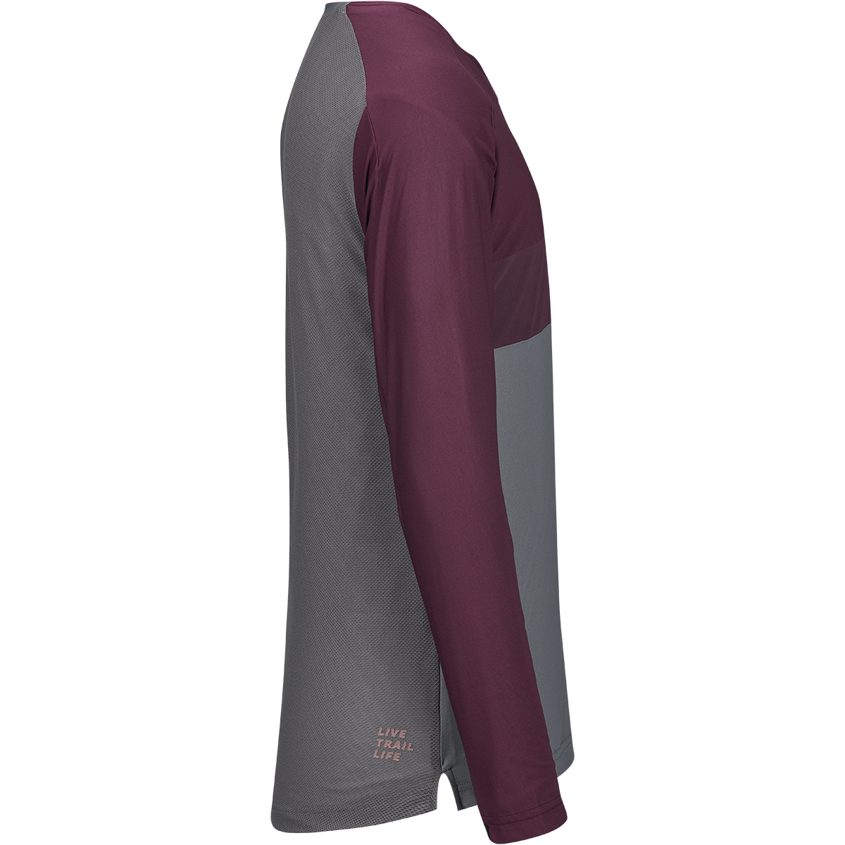 Flow XTG Long Sleeve Henley - Graphite/Raisin iXS