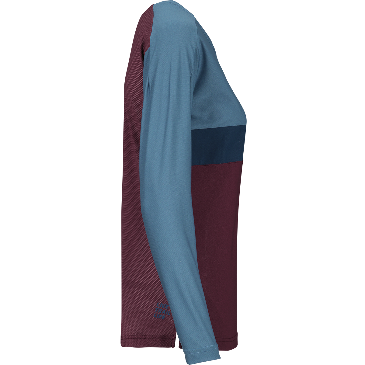Flow XTG Women's Long Sleeve Henley - Raisin / Marine iXS
