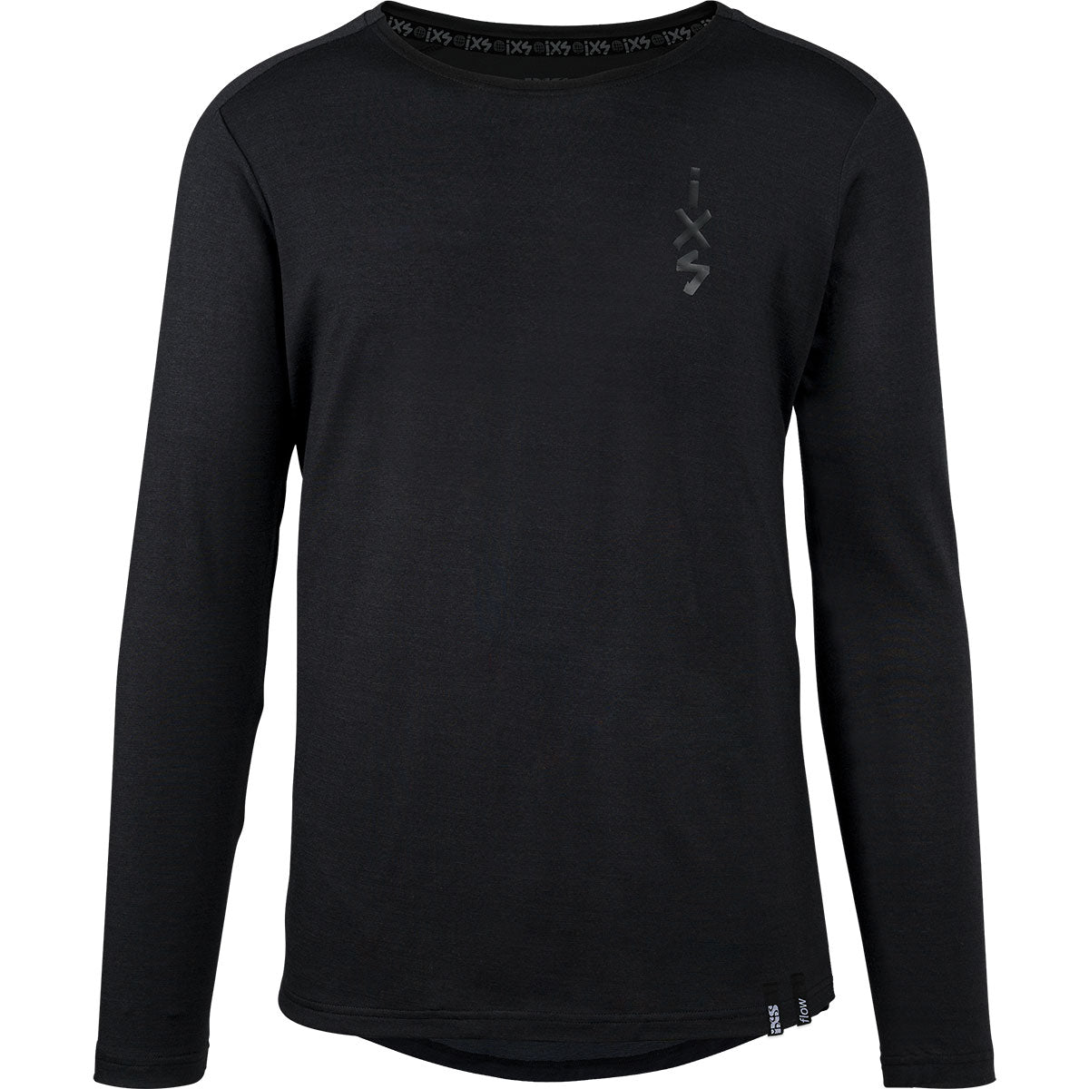 Flow Merino longsleeve Jersey - black iXS