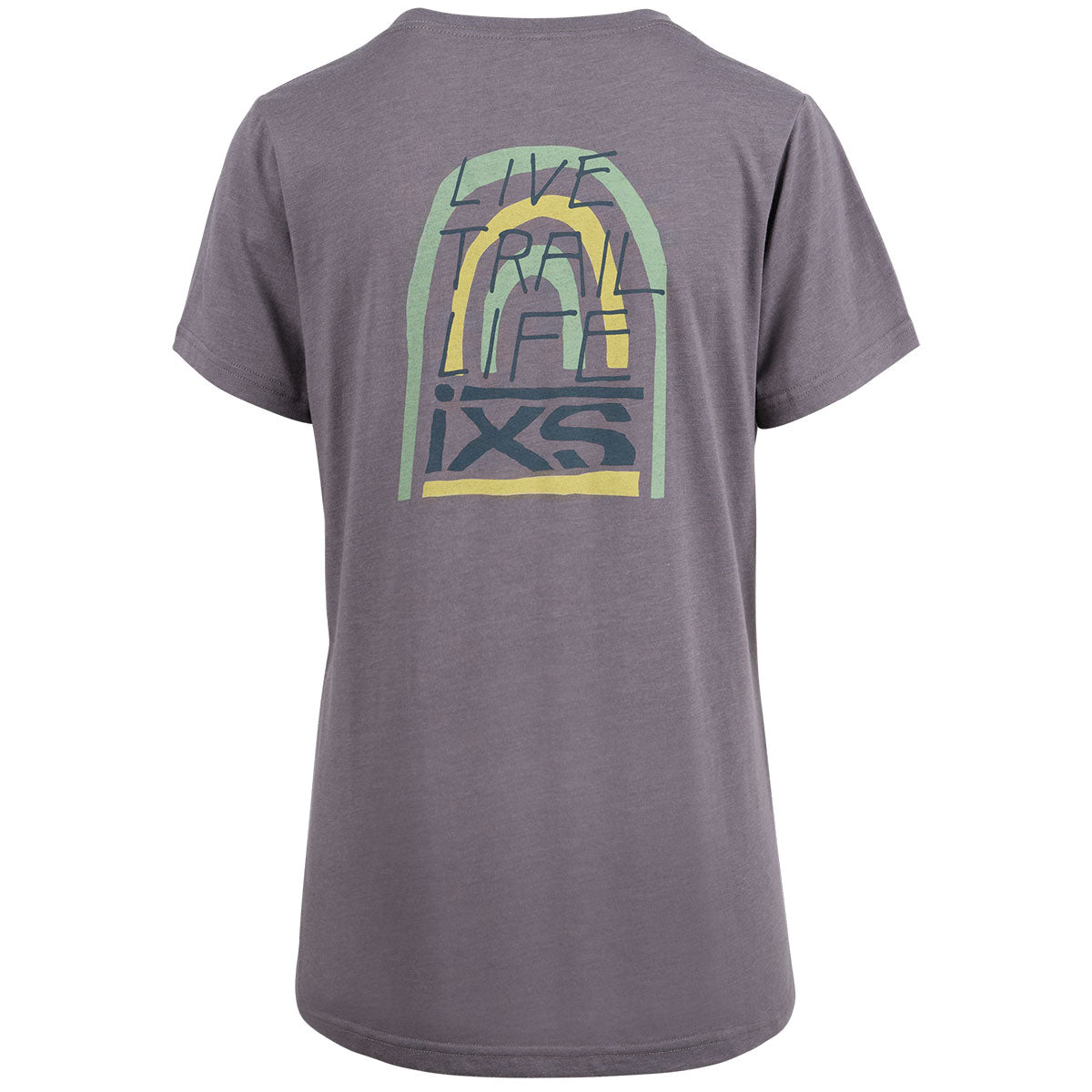 Womens Arch organic tee - Dirty Purple
