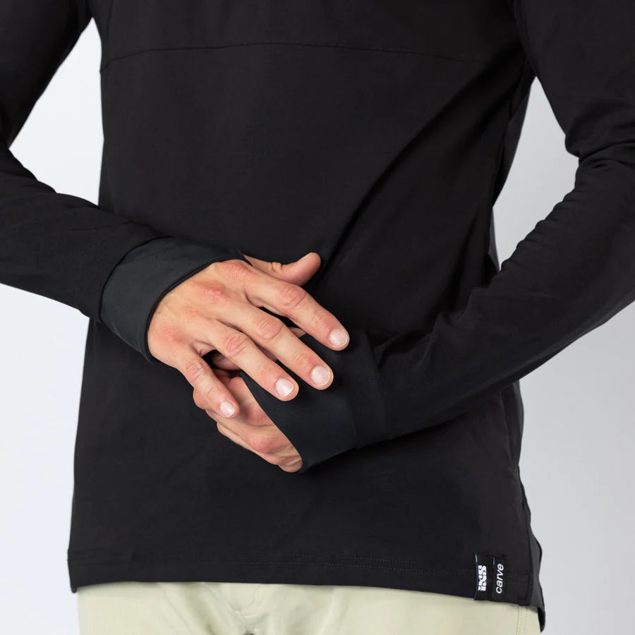 Carve 1.0 Hooded Jersey - schwarz