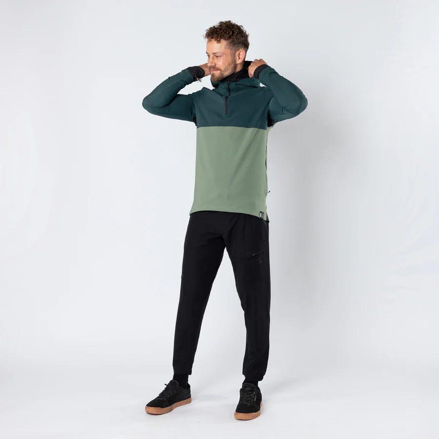 Carve 1.0 Hooded Jersey - duckgreen-sage