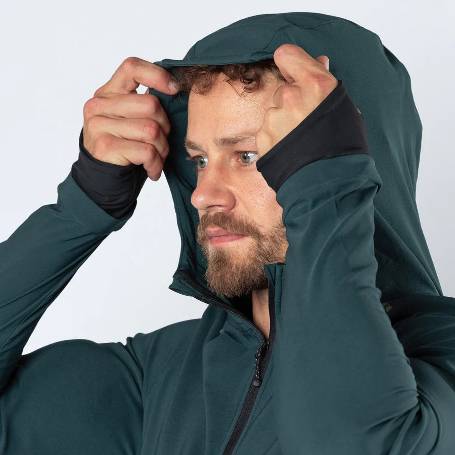 Carve 1.0 Hooded Jersey - duckgreen-sage
