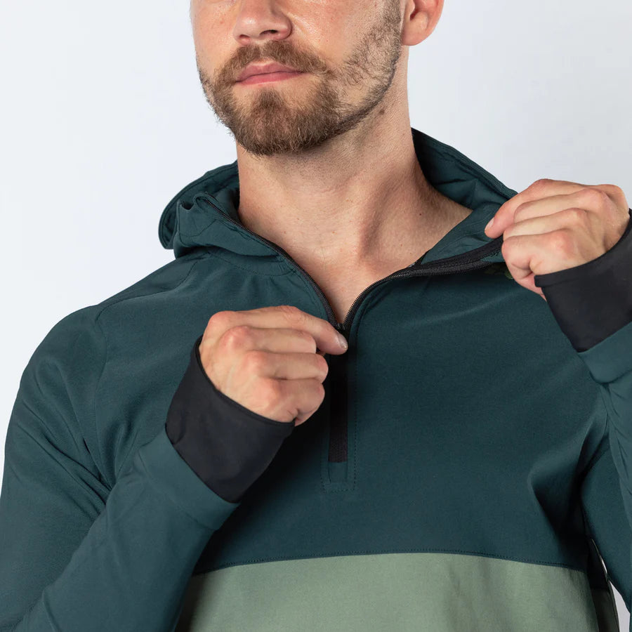 Carve 1.0 Hooded Jersey - duckgreen-sage