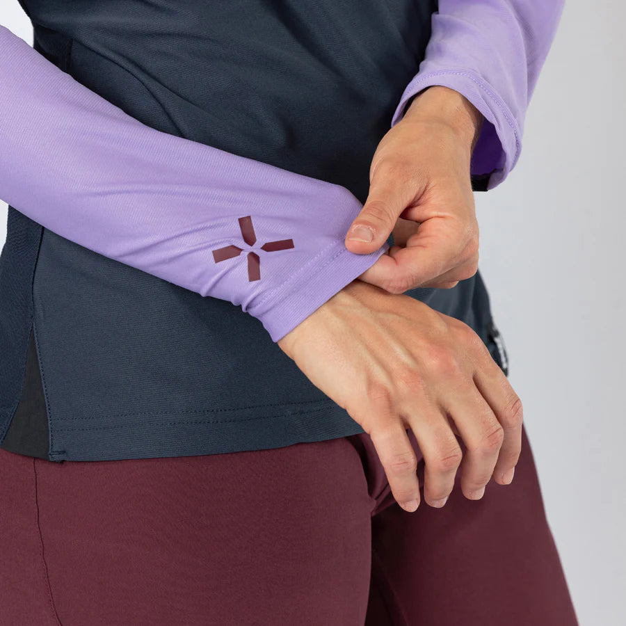 Damen Flow Lite 1.0 Henley - lavender-marine