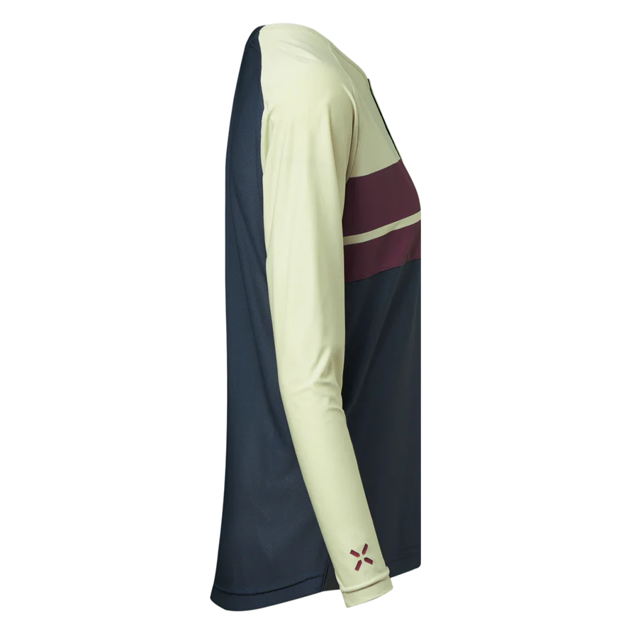 Damen Flow Lite 1.0 Henley - sand-marine