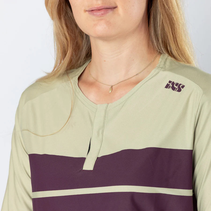 Damen Flow Lite 1.0 Henley - sand-marine