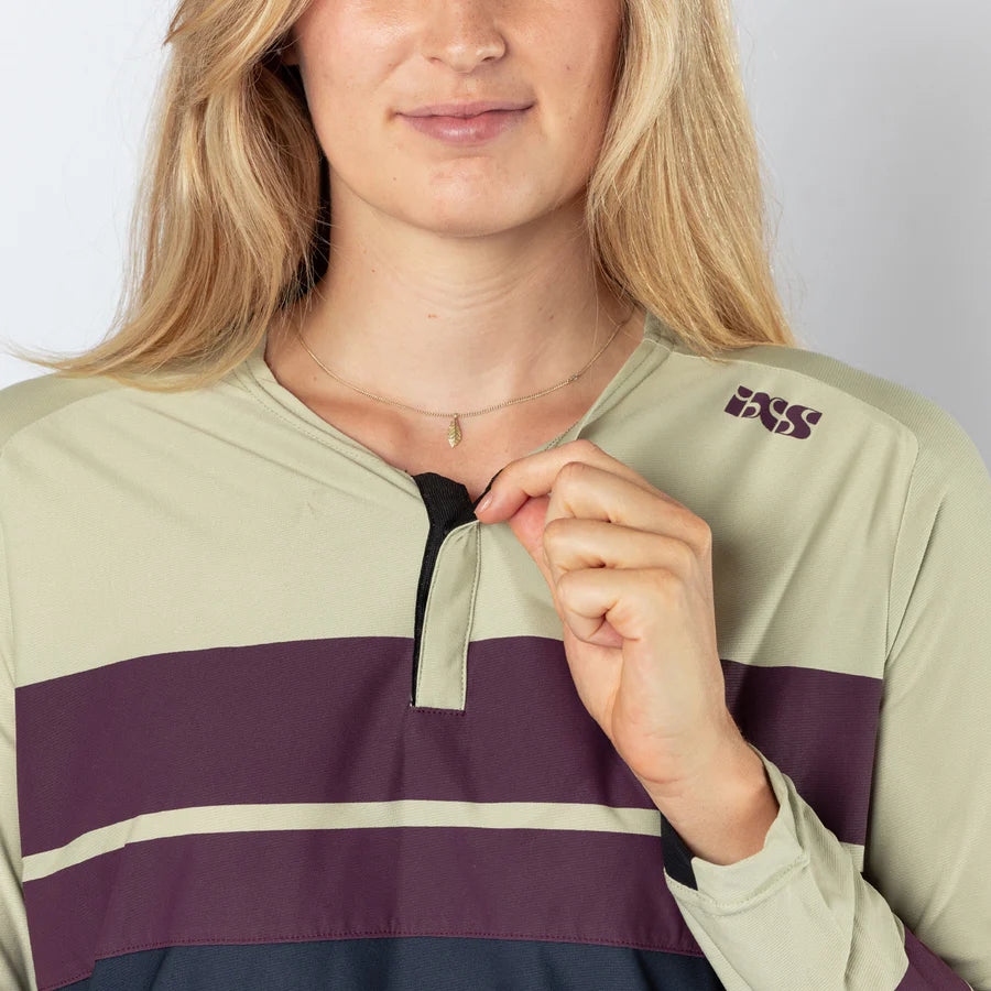 Damen Flow Lite 1.0 Henley - sand-marine