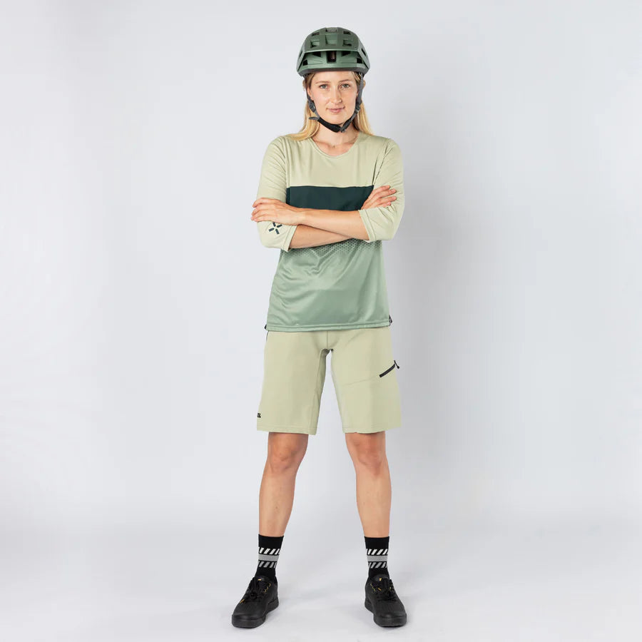 Damen Carve 1.0 3/4 Jersey - sand-sage