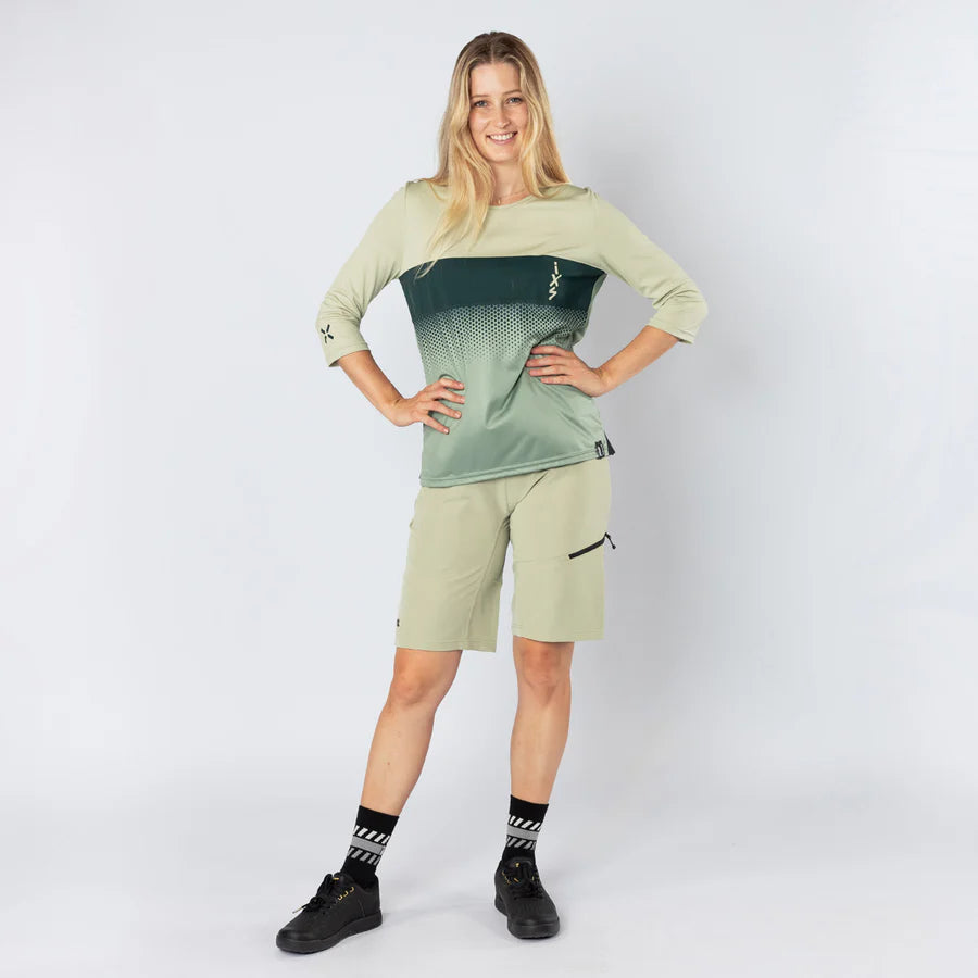 Damen Carve 1.0 3/4 Jersey - sand-sage