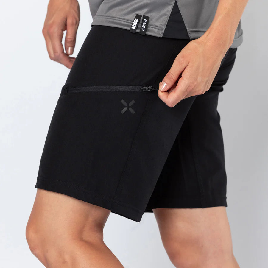 Damen Carve 1.0 H-H Shorts - schwarz