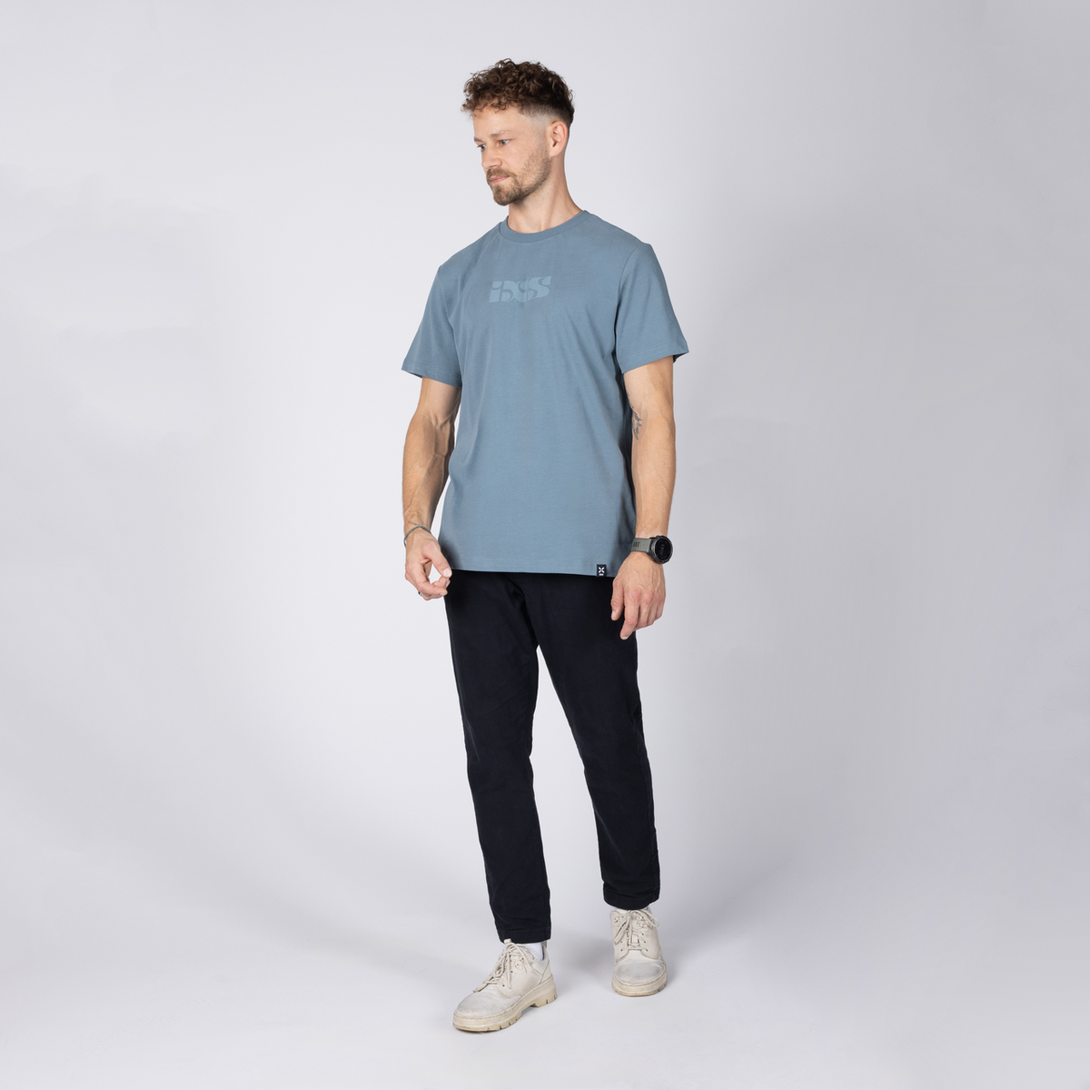 Brand 1.1 Tee - blau grau iXS