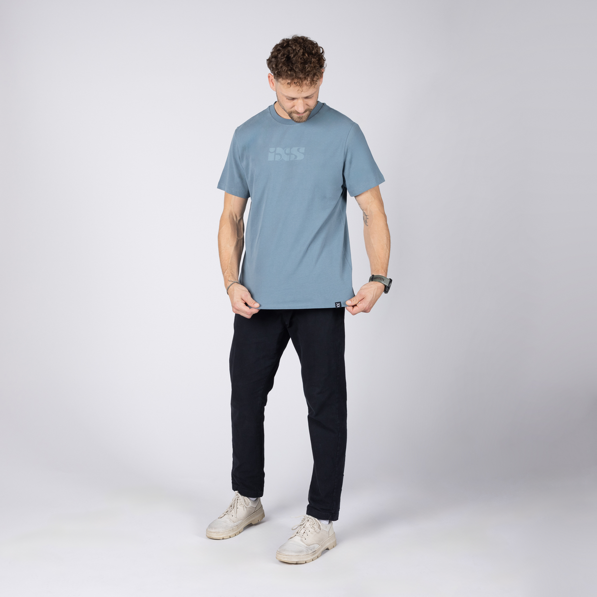 Brand 1.1 Tee - blau grau