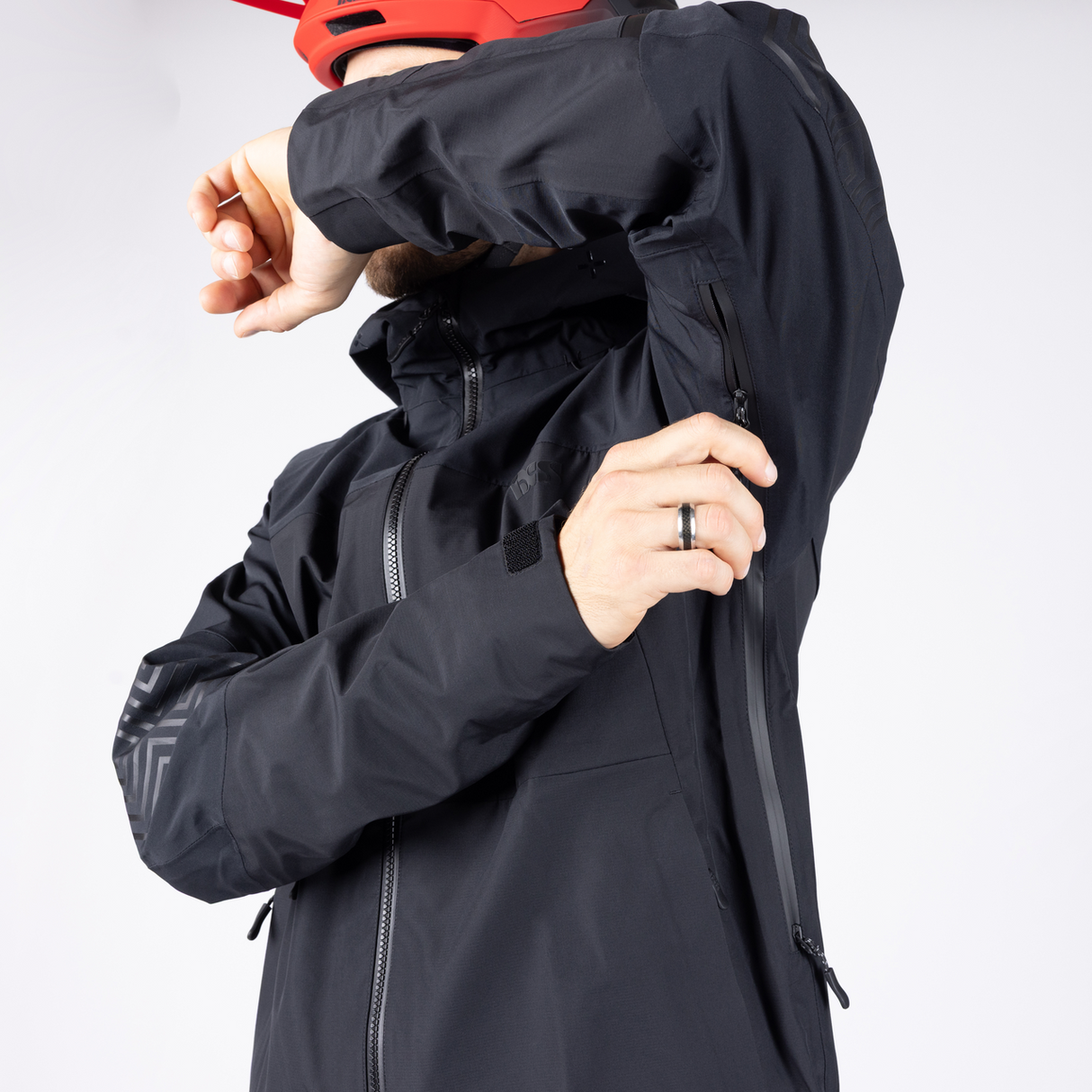 AW 1.0 Laminatjacke - schwarz