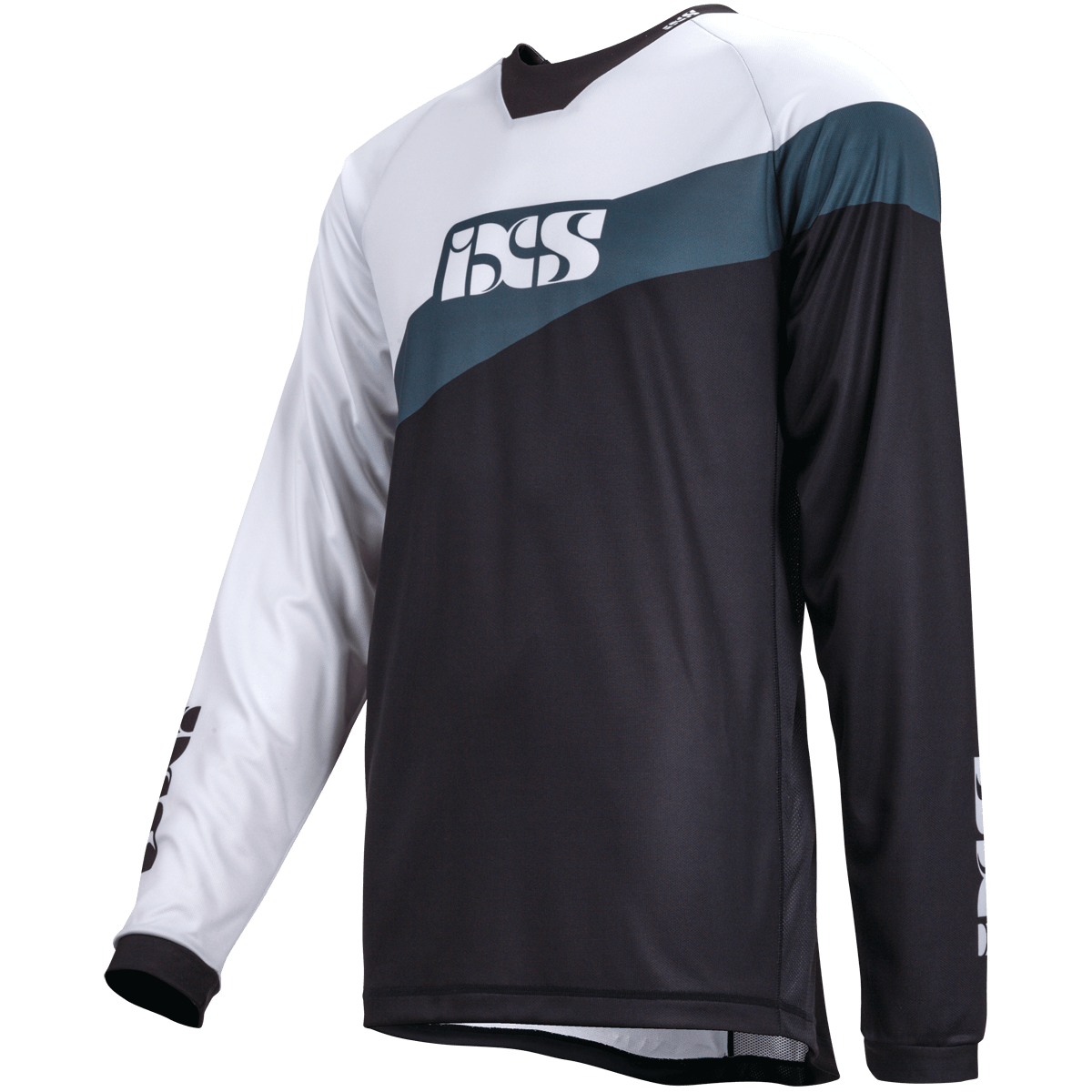 Race 7.1 DH Trikot - Worldcup Edition - Schwarz/Graphite iXS