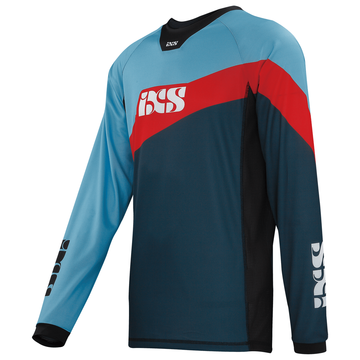 Race 7.1 DH Trikot - Worldcup Edition - Blau/Rot iXS