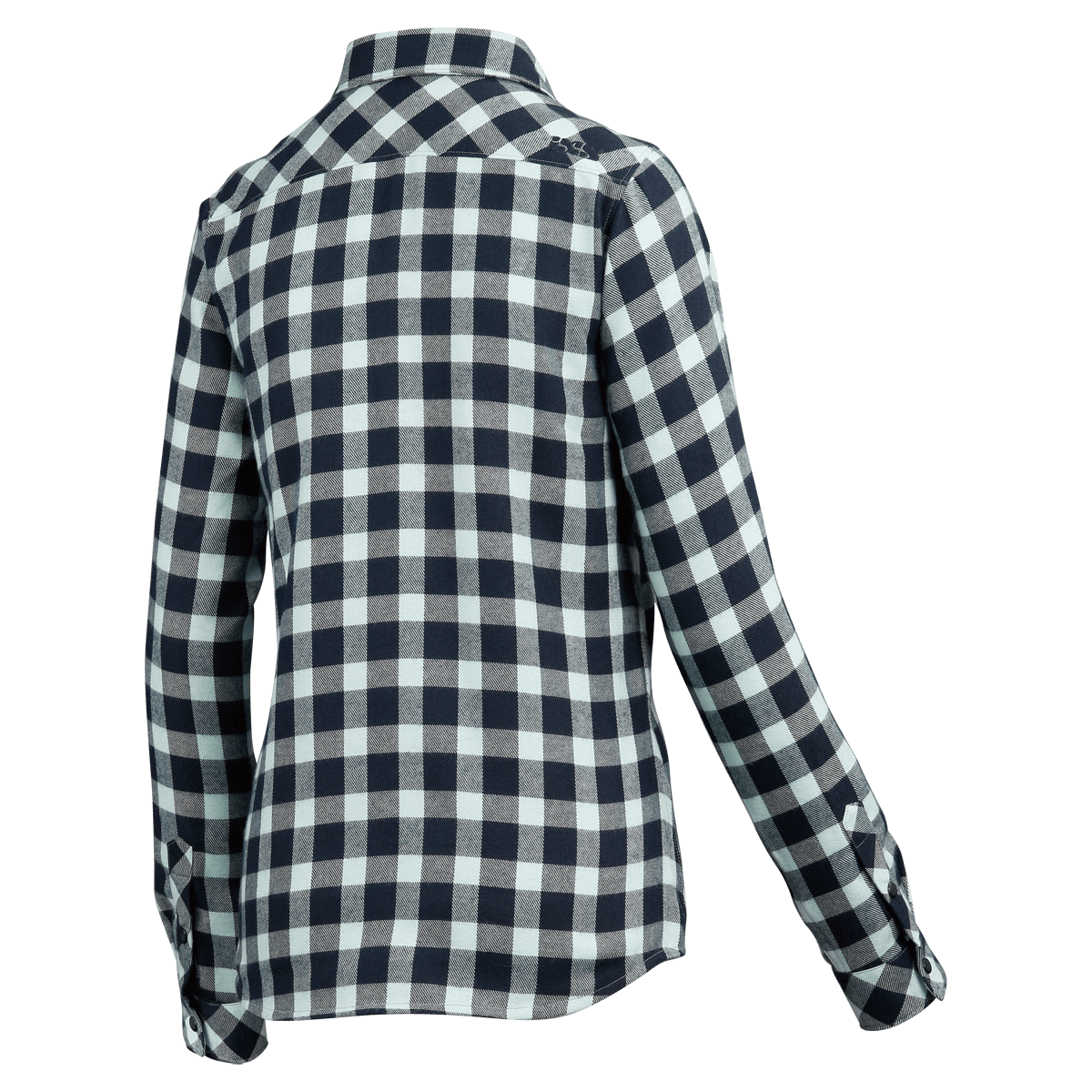 Escapee Damen Flannel Hemd - Aqua/Marine iXS