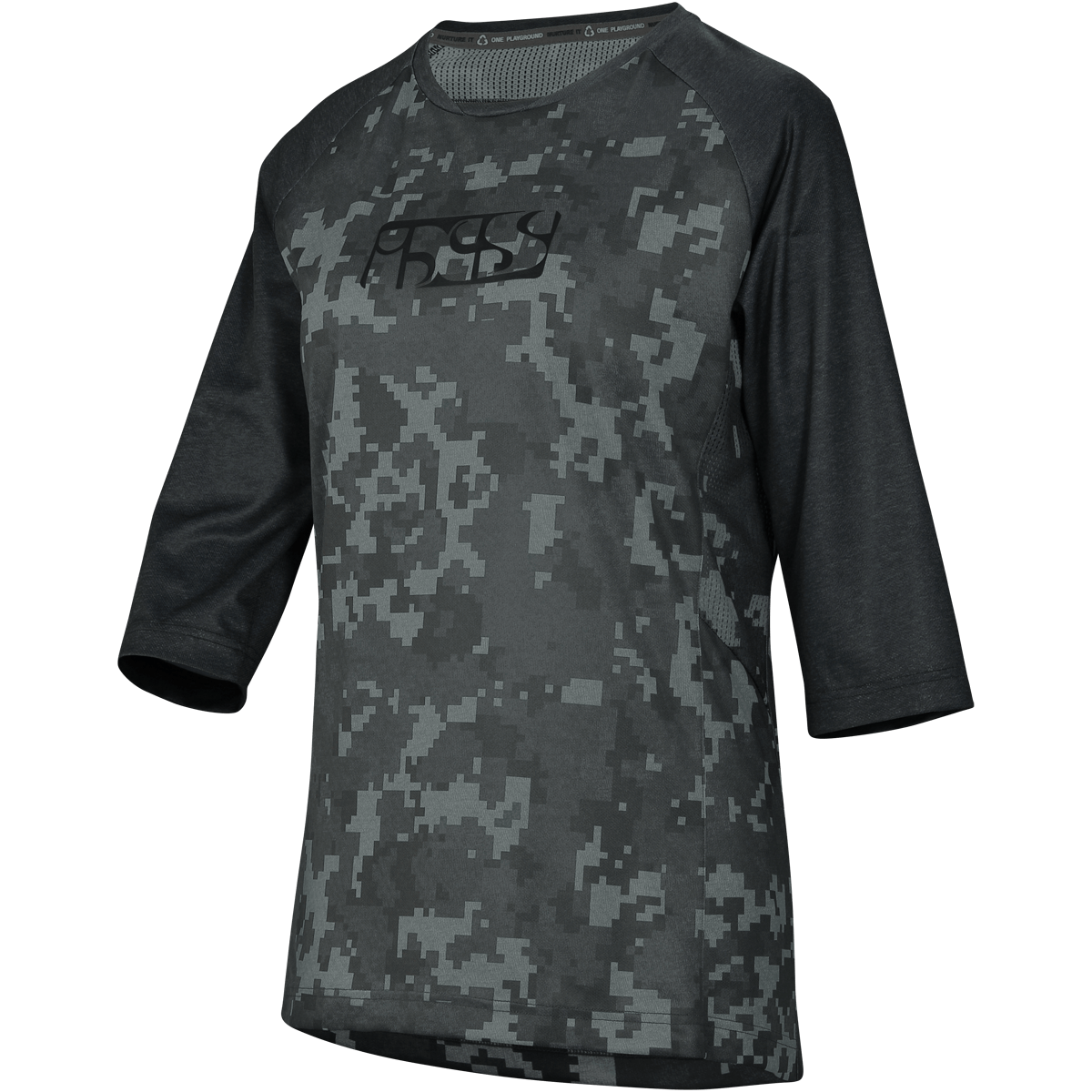 Carve Damen Trikot - Schwarz/Camo - 3/4-Arm iXS