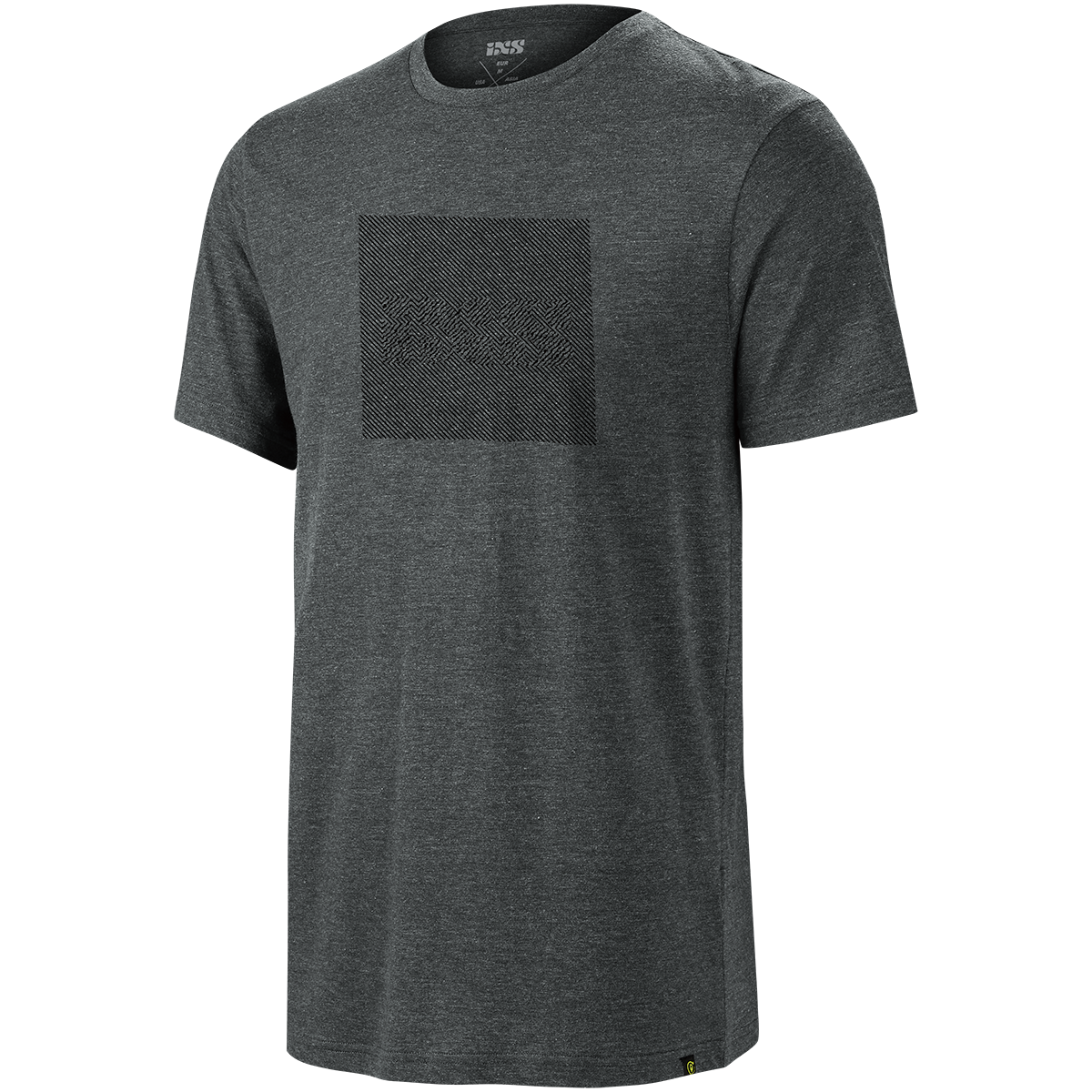 Illusion Organic Cotton T-Shirt - Graphite iXS