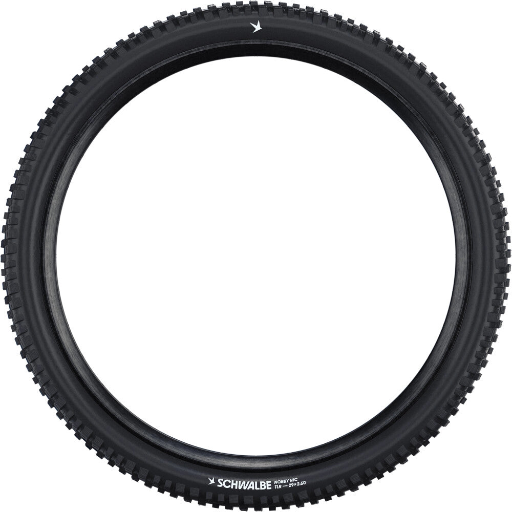 Nobby Nic, Twin Skin Green, 26" Faltreifen TLR - schwarz