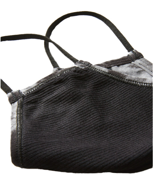 Gesichtsmaske - Mundschutz - Tie Dye - Schwarz/Weiß