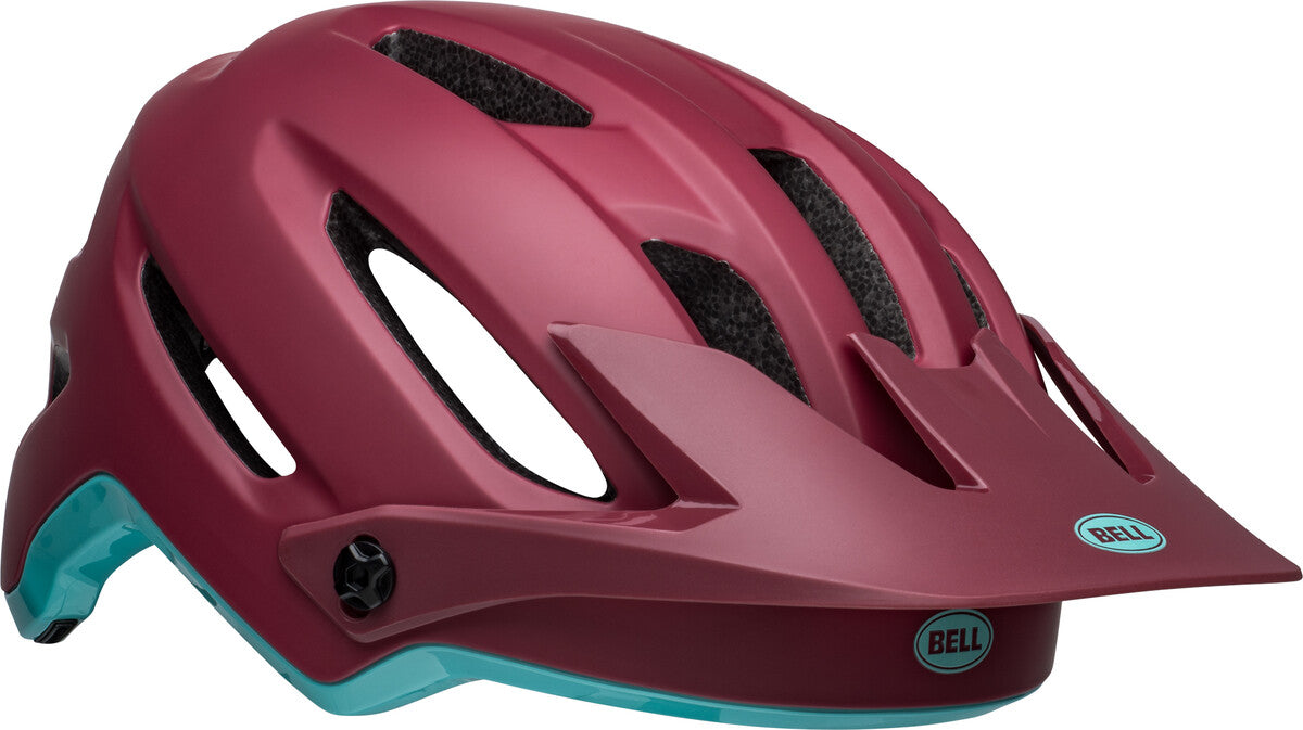 4FORTY Fahrradhelm - matte/gloss brick red/ocean