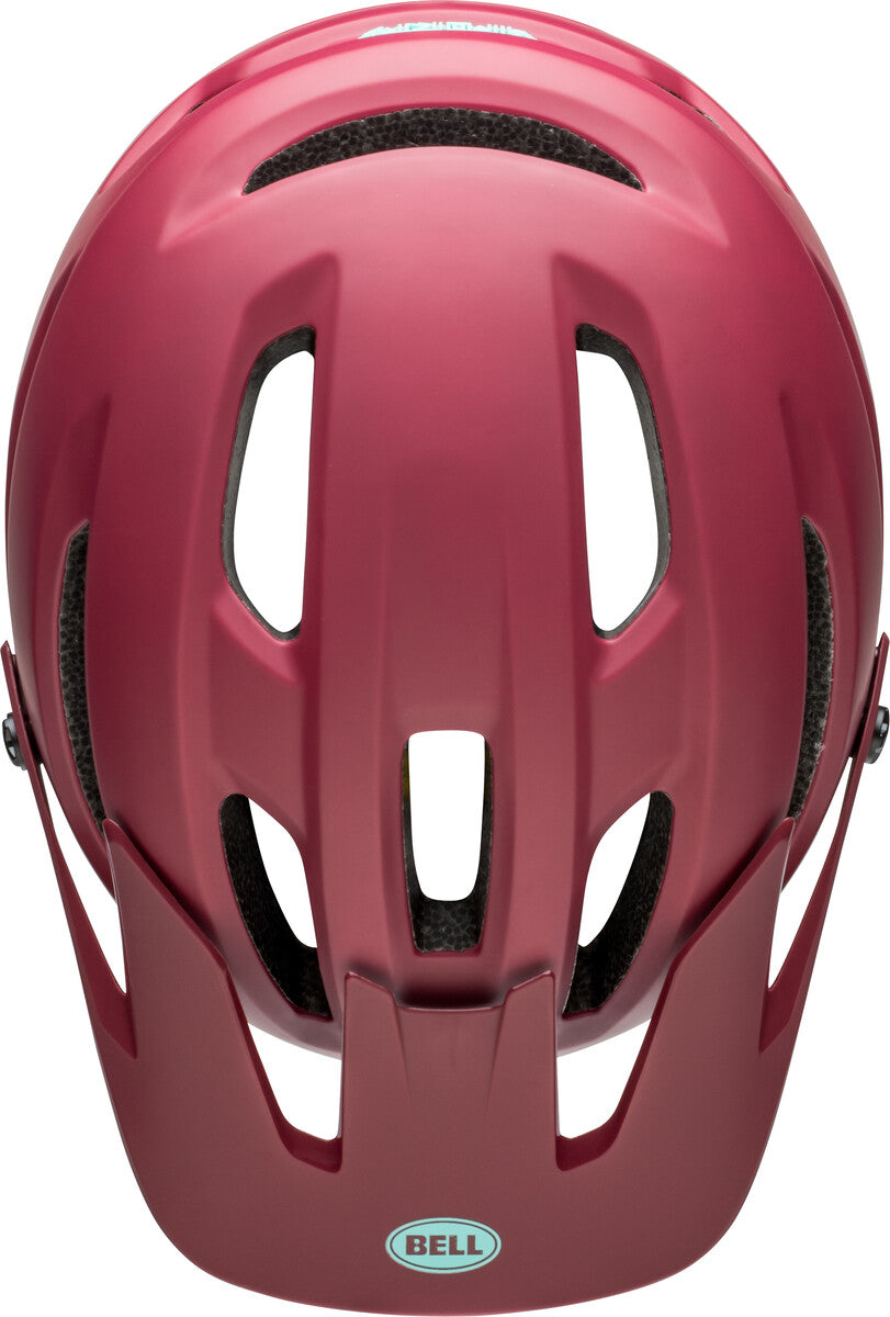 4FORTY Fahrradhelm - matte/gloss brick red/ocean