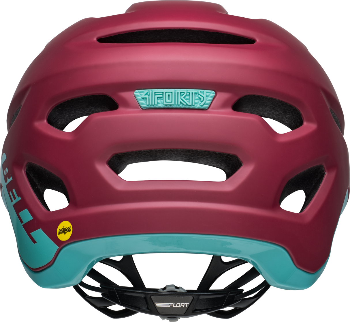 4FORTY MIPS® Fahrradhelm - matte/gloss brick red/ocean