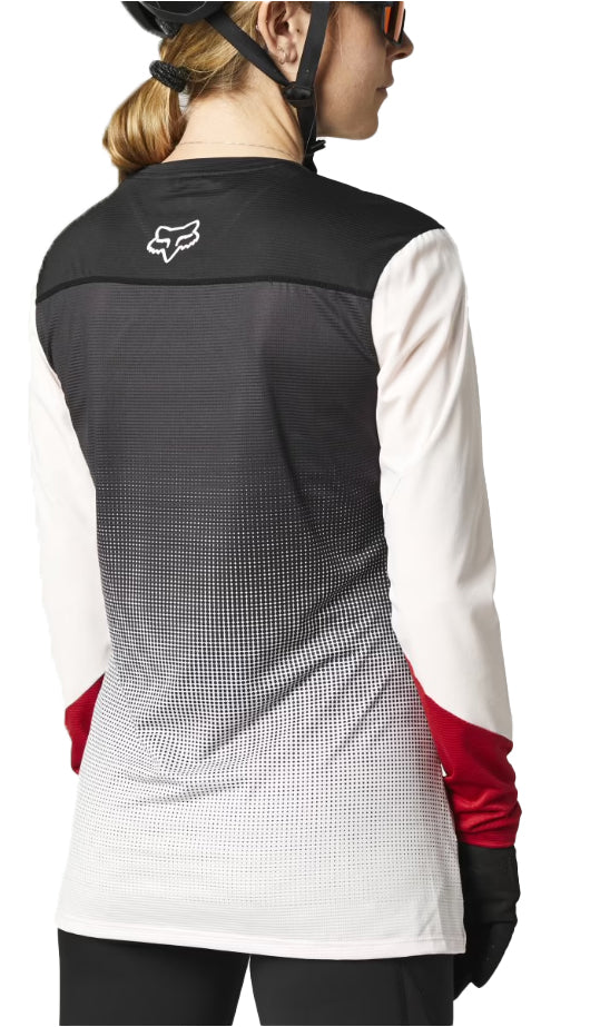 Women Flexair - Damen Langarm Trikot - Schwarz/Rot