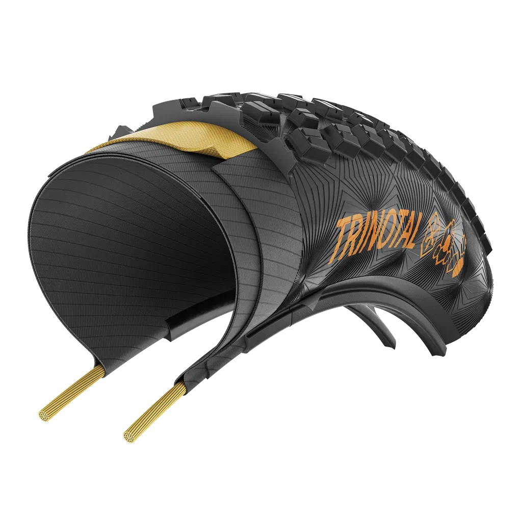 Trinotal Trail, Rapid Comp, 29" Faltreifen TLR - schwarz/braun