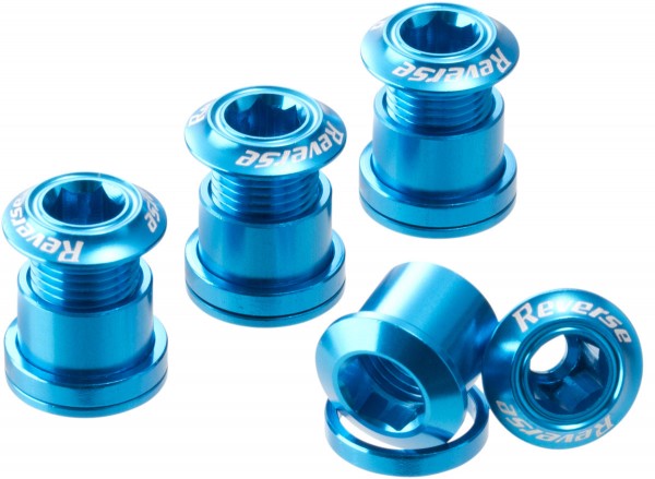 Chainring Bolt Set Kettenblattschrauben - 7mm - hellblau