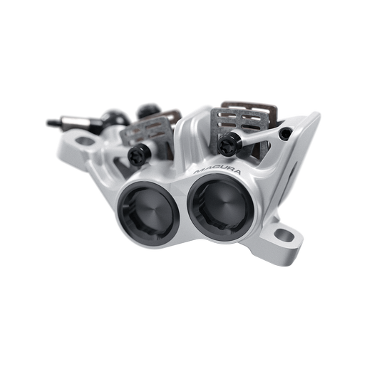 Race Pro disc brake set, 4-piston - silver/black