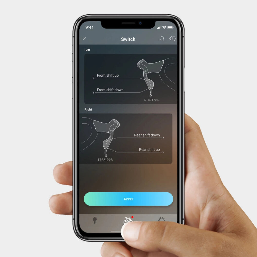 GRX Di2 ST-RX715/BL-RS717 Schalt-/Bremshebel - Schwarz